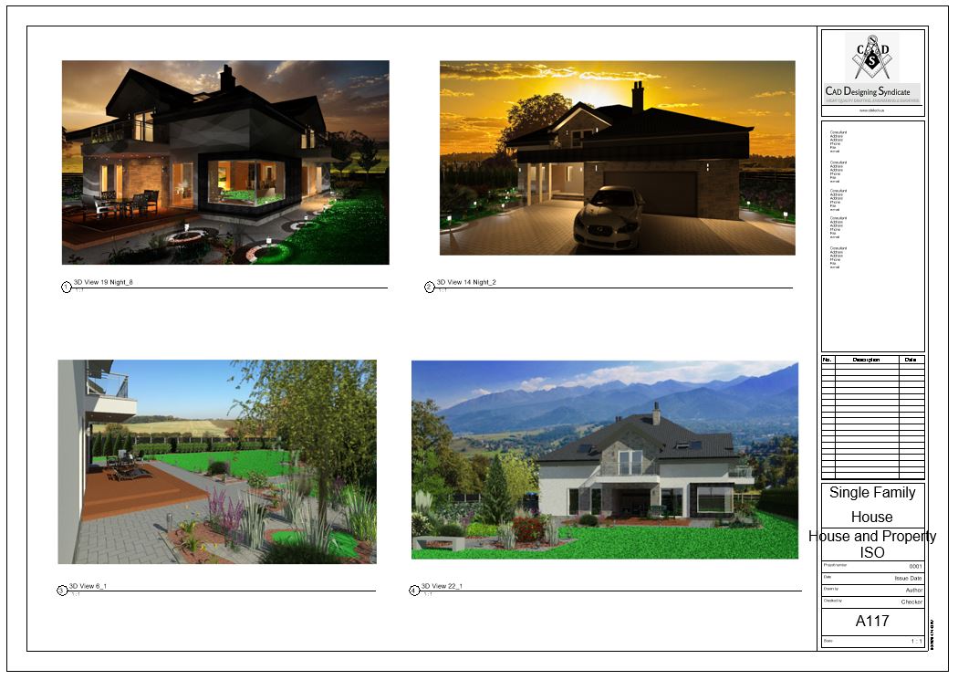 Revit residental renderings