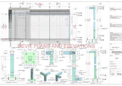 Roof Pergola - Elevation & Details