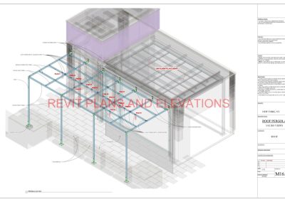 Roof Pergola - ISO View