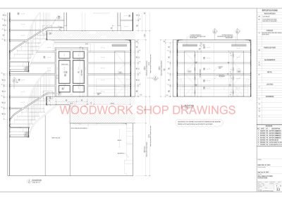 Wall Panels at Stairs - Elevations